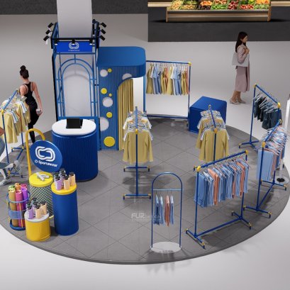 ออกแบบ ผลิต และติดตั้งร้าน : ร้าน O Sportware (The Mall งามวงศ์วาน) กทม.